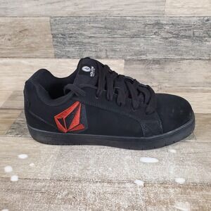 Volcom Skate Inspired‎ Work Shoe Mens Sz 8 Black Composite Toe Sneaker